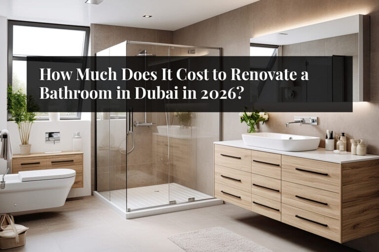 How Much Does It Cost to Renovate a Bathroom in Dubai in 2026?
