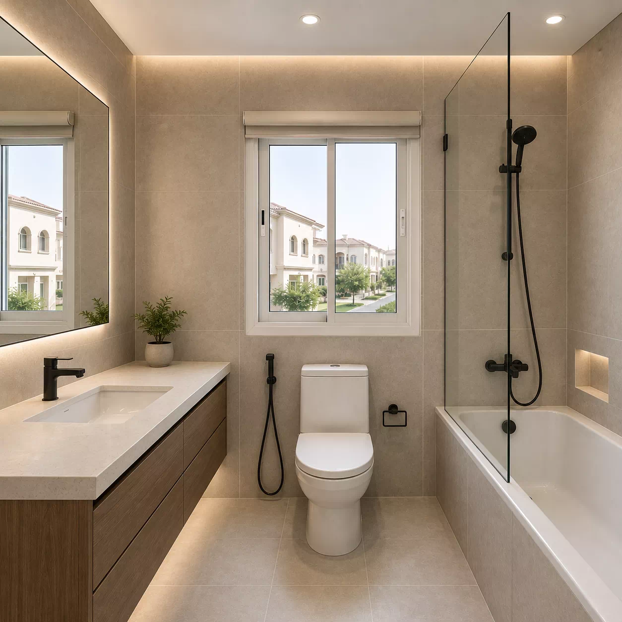 bathroom renovation in dubai marina