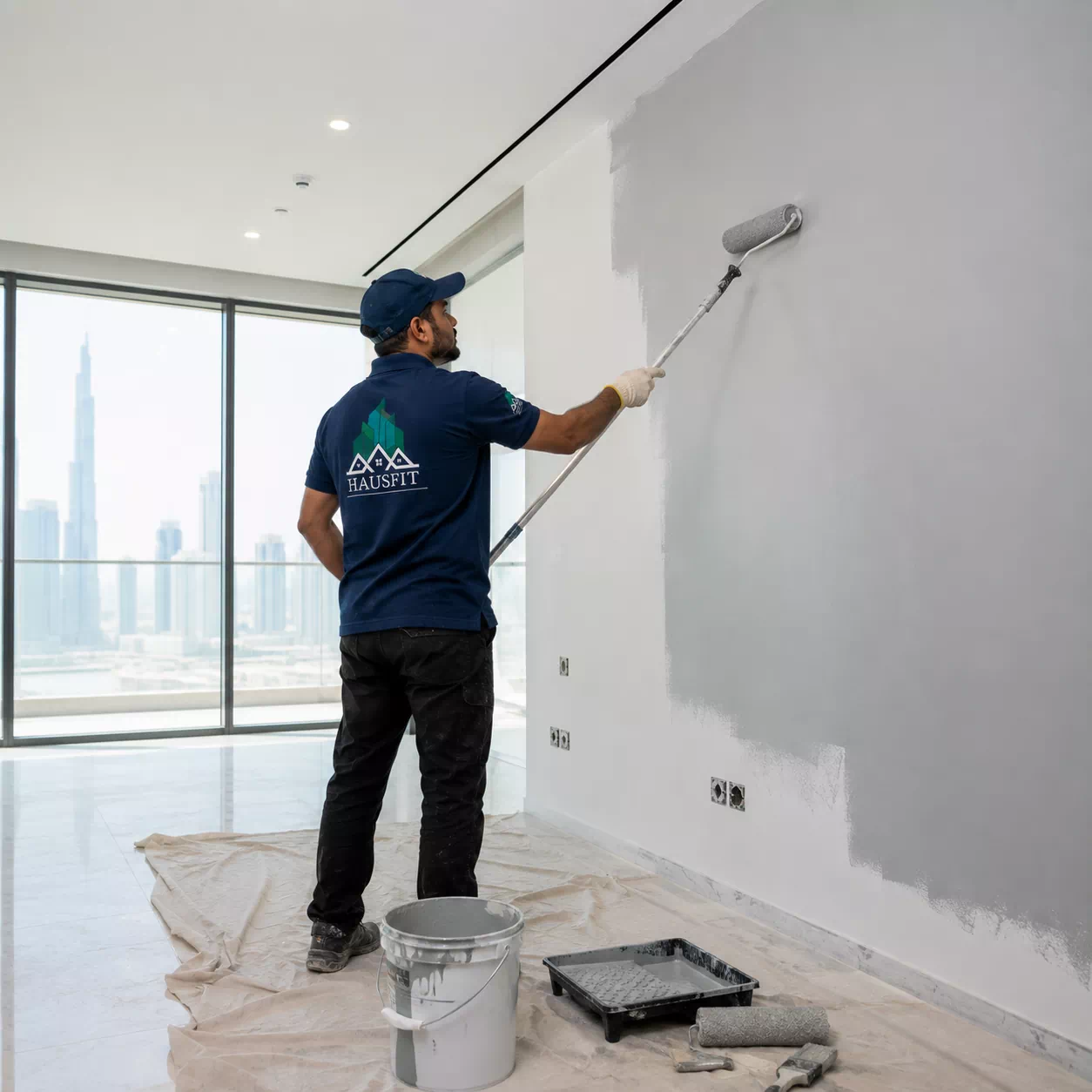 painting in downtown dubai
