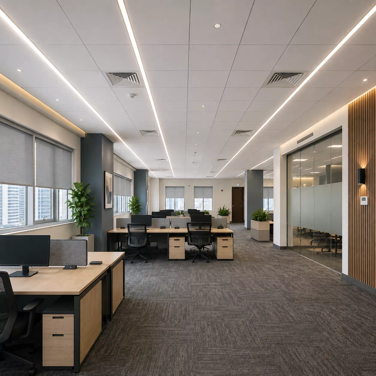 office renovation in Abu Dhabi before