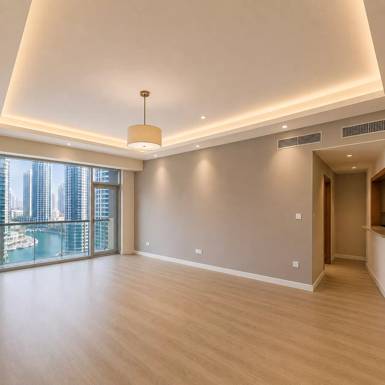 wooden flooring installed in Abu Dhabi
